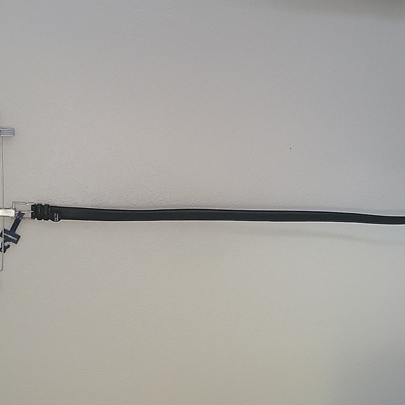 Croft and Barrow NWT mens 44 black leather belt NWT soft leather! - Picture 2 of 5